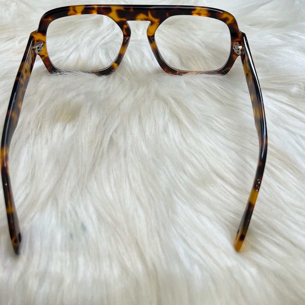 Elisa Johnson Tortoiseshell Square Oversized Eyeg… - image 3